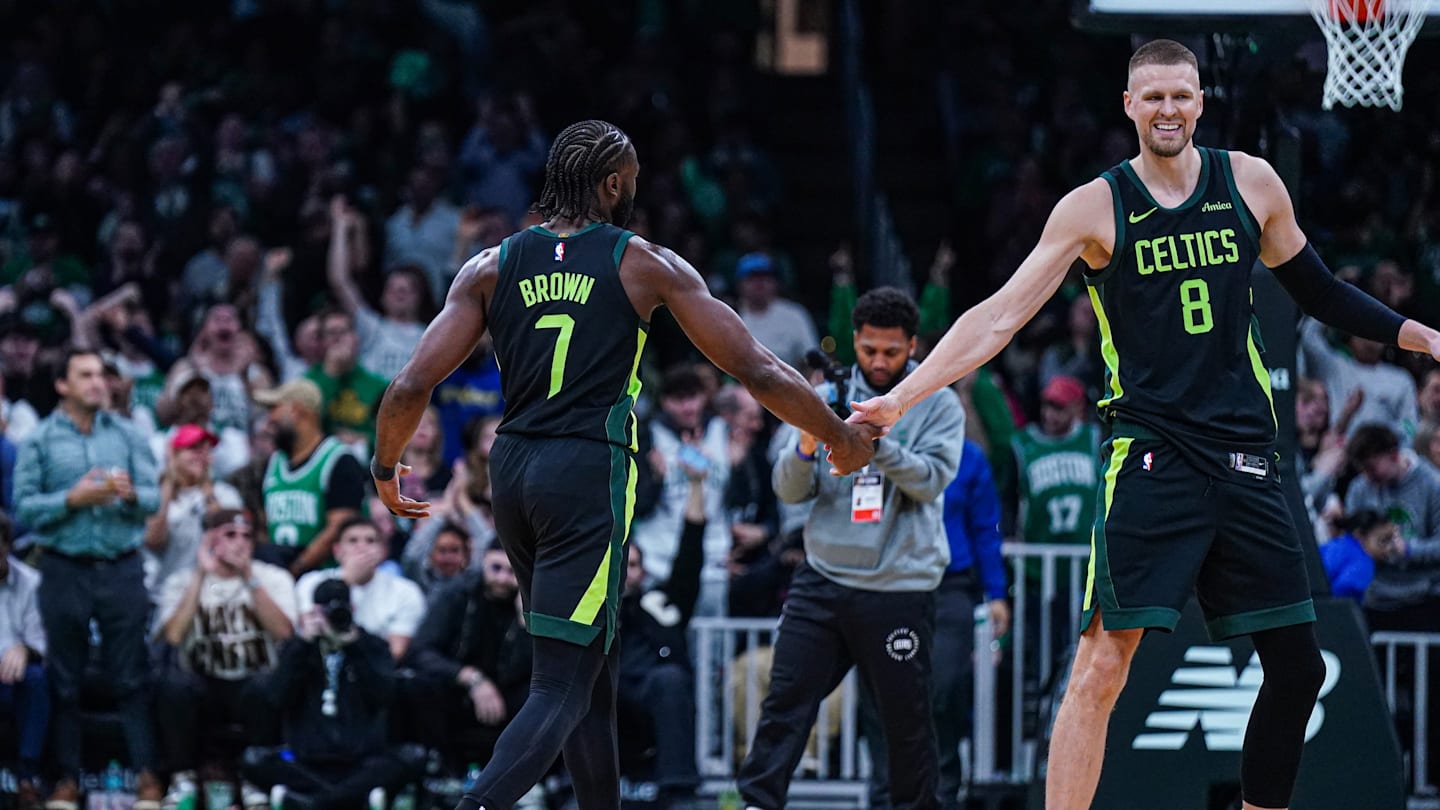 Celtics Listen to Kristaps Porzingis Over Jaylen Brown Injury Concern