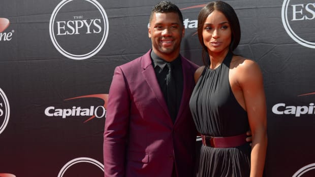 Russell Wilson and Ciara 