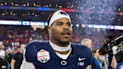 Carter after the Fiesta Bowl. 