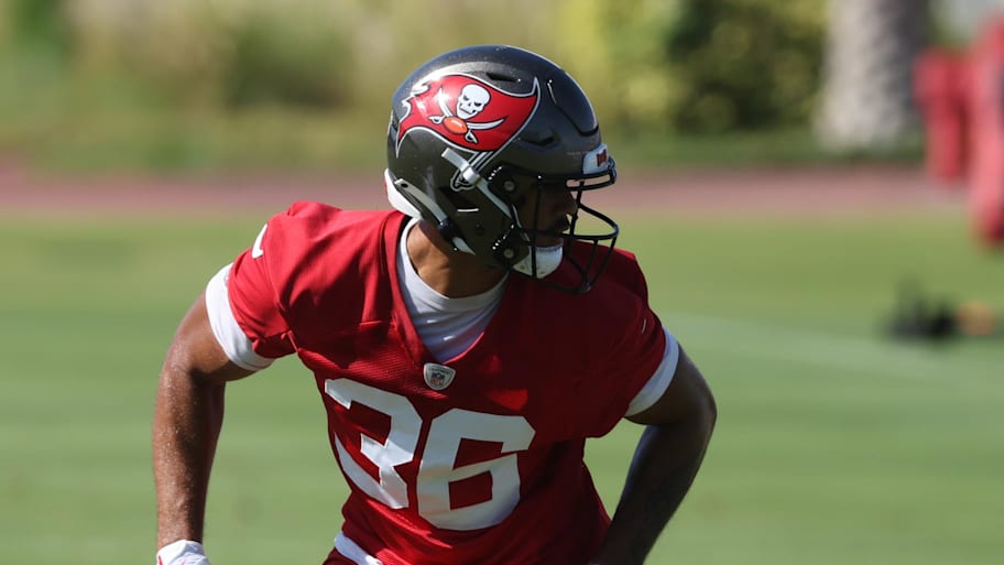Tampa Bay Buccaneers safety J.J. Roberts. | Kim Klement Neitzel-Imagn Images