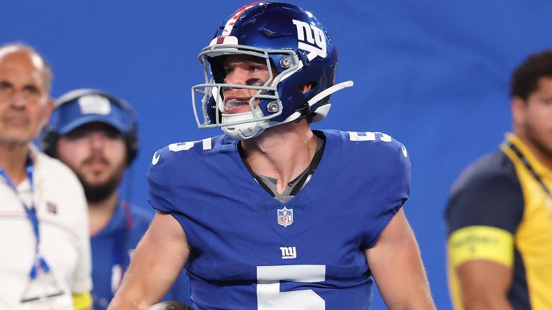 New York Giants wide receiver Dalen Cambre New York Giants wide receiver Dalen Cambre