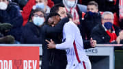 Ansu Fati se retiró lesionado ante el Athletic
