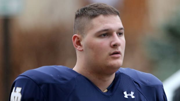 Sam Pendleton of Notre Dame footbal