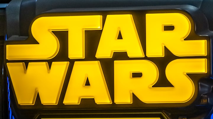 Star Wars video game logo seen during the festival.