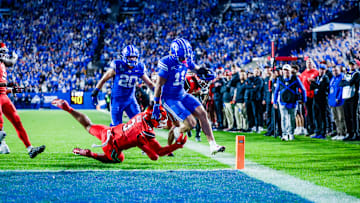 BYU wide receiver Parker Kingston against Utah