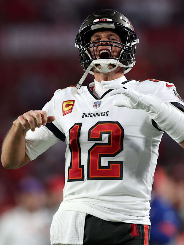 Tampa Bay Buccaneers quarterback Tom Brady (12) Tampa Bay Buccaneers quarterback Tom Brady (12)