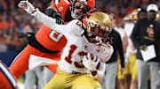 Former Boston College wide receiver Dino Tomlin.