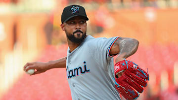 Miami Marlins pitcher Sandy Alcantara