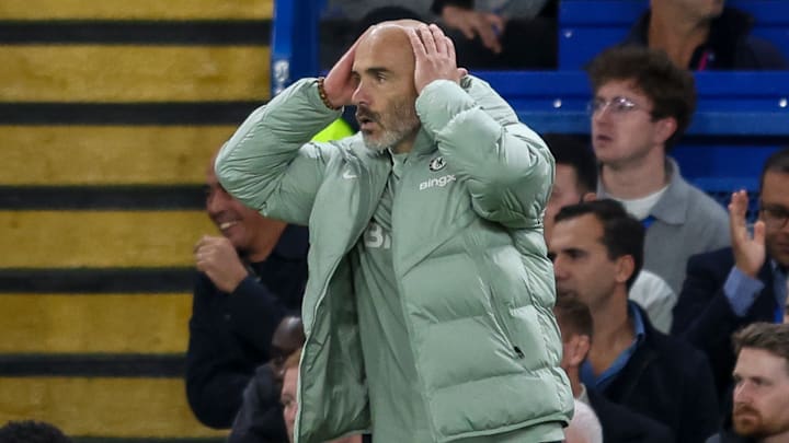 Enzo Maresca will watch Saturday's game from the stands.