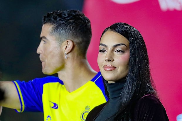 Georgina Rodriguez and Cristiano Ronaldo