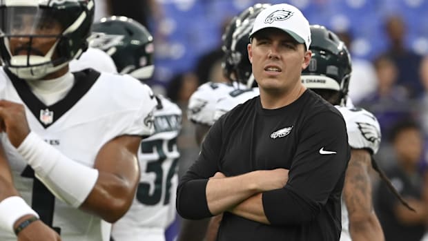 Philadelphia Eagles offensive coordinator Kellen Moore 