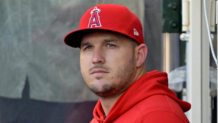 Los Angeles Angels center fielder Mike Trout