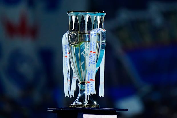 The Concacaf Champions Cup trophy.