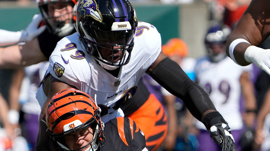 Baltimore Ravens outside linebacker Odafe Oweh