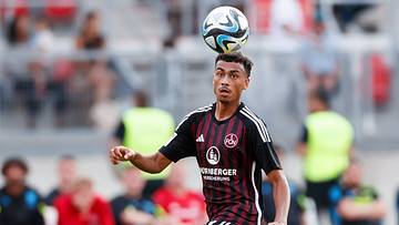 Nathaniel Brown im Einsatz für den FCN Nathaniel Brown im Einsatz für den FCN