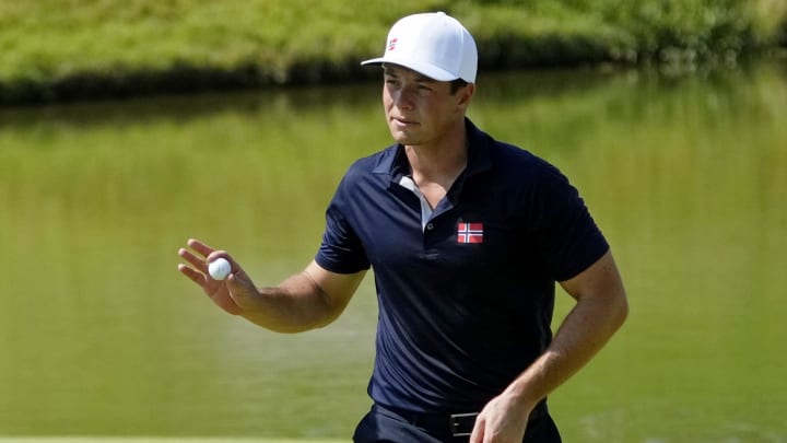 Viktor Hovland is near the bottom of the 60-man field through two rounds of Olympic golf.