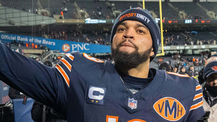 Chicago Bears quarterback Caleb Williams