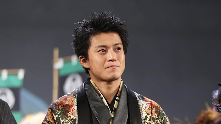 Shun Oguri Attends Preview Screening In Tokyo