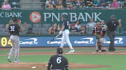 Everyone was surprised by the thunder during the Jumbo Shrimp-Tides game.