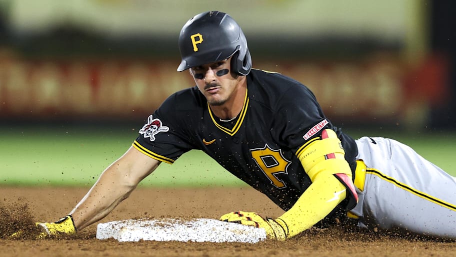Pittsburgh Pirates shortstop Konnor Griffin during spring training