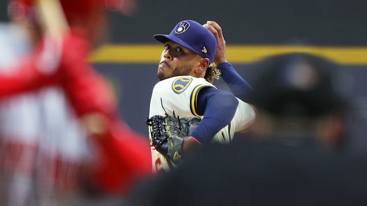Milwaukee Brewers pitcher Freddy Peralta