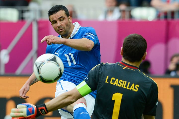 Antonio Di Natale, Iker Casillas