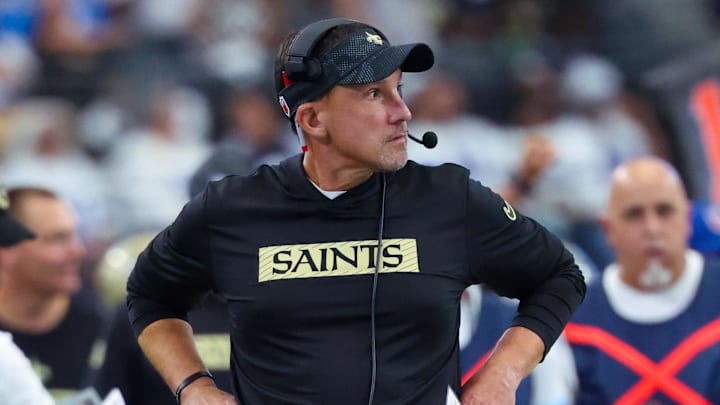 New Orleans Saints head coach Dennis Allen.