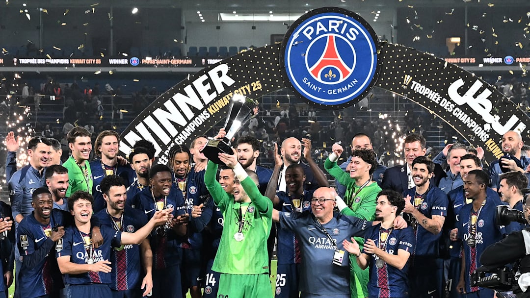 TOPSHOT-FBL-KUW-FRA-CHAMPIONS TROPHY-PSG-MARSEILLE-TROPHY