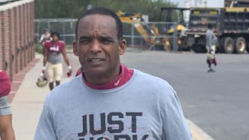 Florida State football and coaches players arrive for the fifth FSU spring football practice of the