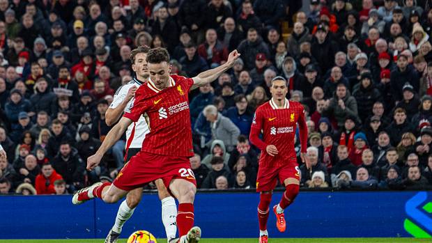 Diogo Jota but de Liverpool contre Fulham Diogo Jota but de Liverpool contre Fulham
