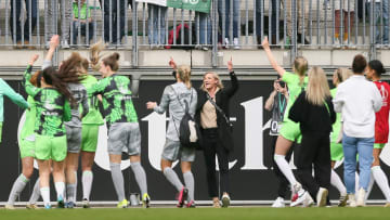 Die Freude bei den Wolfsburgerinnen war groß!