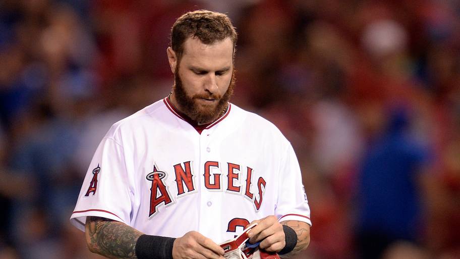 Los Angeles Angels left fielder Josh Hamilton