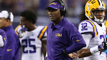 LSU Defensive Backs Coach Corey Raymond