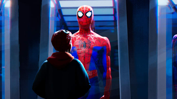 Miles Morales (Shameik Moore) in Sony Pictures Animation's SPIDER-MAN: INTO THE SPIDER-VERSE.