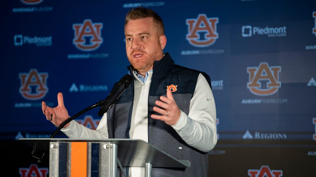 Auburn head coach Alex Golesh's time at USF is helping him recruit for the Tigers.