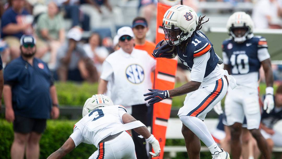Auburn Tigers wide receiver Keshaun Singleton (11) enters 2026 looking to replicate his production from USF. Auburn Tigers wide receiver Keshaun Singleton (11) enters 2026 looking to replicate his production from USF.