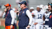 Auburn Tigers defensive coordinator DJ Durkin is in his second season with the program.