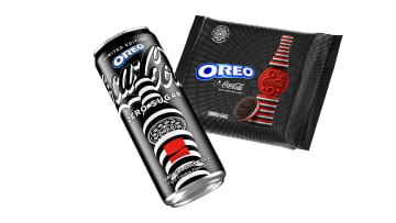 Oreo and Coca-Cola Collaboration. Image credit to Mondelez International Group and The Coca-Cola Company.