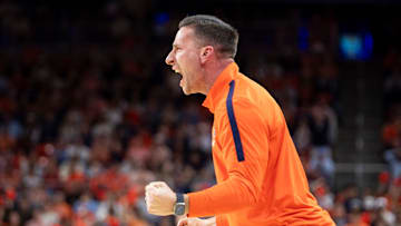 Auburn Tigers assistant coach Steven Pearl talks with his team as Auburn Tigers take on Georgia Bulldogs at Neville Arena in Auburn, Ala., on Saturday, Feb. 22, 2025. Auburn Tigers defeated Georgia Bulldogs 82-70.
