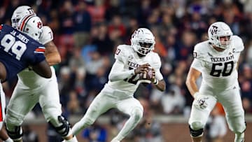 Texas A&M Aggies quarterback Marcel Reed (10) runs the ball as Auburn Tigers take on Texas A&M Aggies at Jordan-Hare Stadium in Auburn, Ala., on Saturday, Sept. 7, 2024. Auburn Tigers lead Texas A&M Aggies 21-7 at halftime.