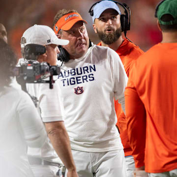 Hugh Freeze was not happy about a big call in the Auburn-Georgia game.