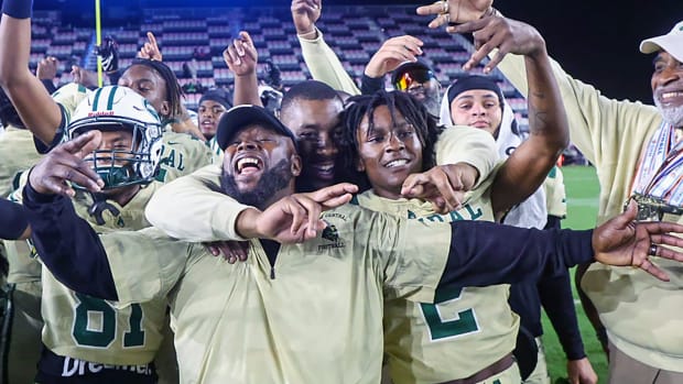 Jube Joseph and Amari Wallace of Miami Central.