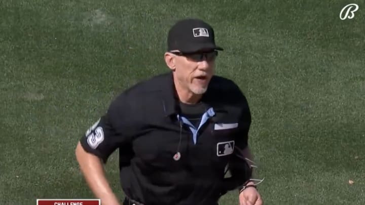 This call at the end of the Orioles-Angels game might be the worst of the season. This call at the end of the Orioles-Angels game might be the worst of the season.