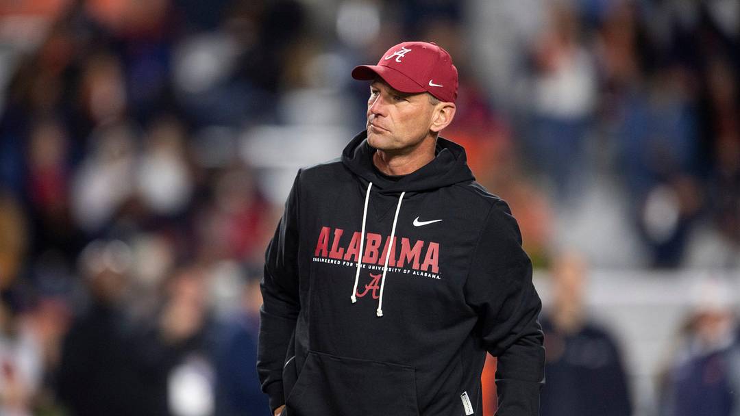 Alabama Crimson Tide head coach Kalen DeBoer
