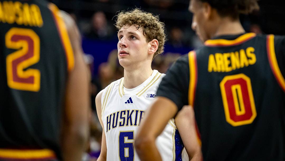 Hannes Steinbach, after one year at the UW, awaits the NBA Draft.