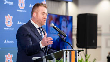 Alex Golesh was announced as Auburn's new head coach on Sunday.