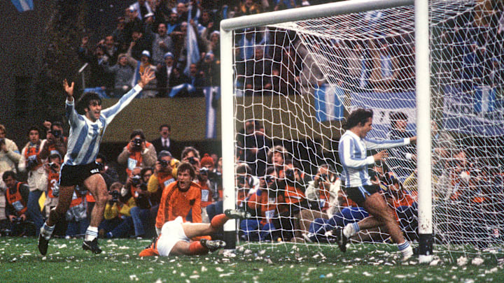 Ruud Krol, Mario Kempes, Daniel Bertoni, Wim Suurbier