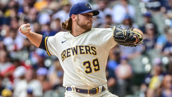 Milwaukee Brewers pitcher Corbin Burnes.