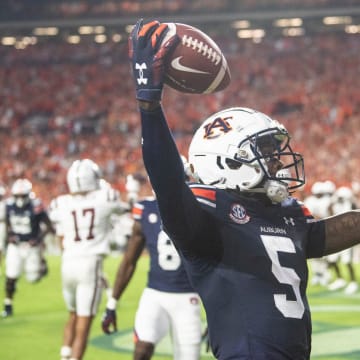 Auburn Tigers wide receiver KeAndre Lambert-Smith 