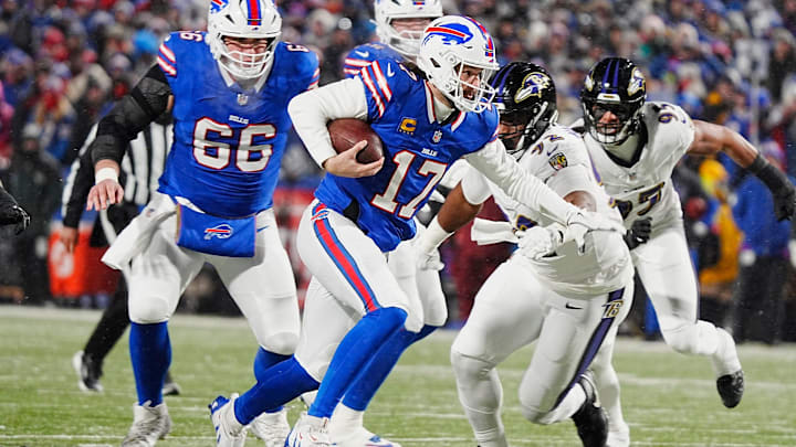 Buffalo Bills quarterback Josh Allen. Buffalo Bills quarterback Josh Allen.